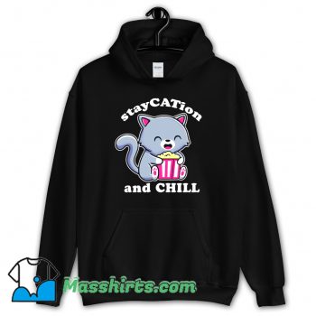 Cute Stay Cation And Chill Hoodie Streetwear