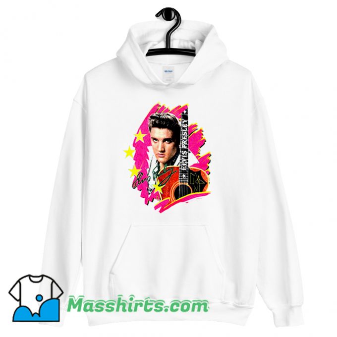 Elvis Presley The King With Guitar Hoodie Streetwear