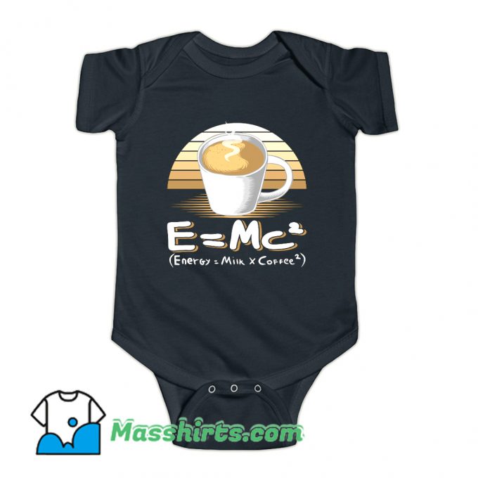 Energy Milk And Coffee Baby Onesie