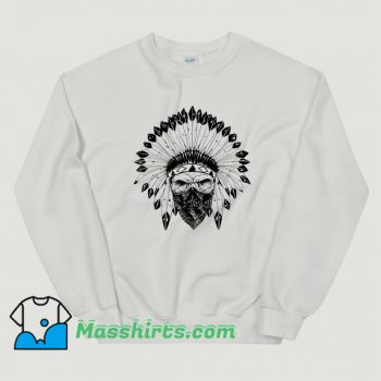 Indian Skull Rag Sweatshirt
