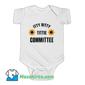 Itty Bitty Titty Committee Baby Onesie