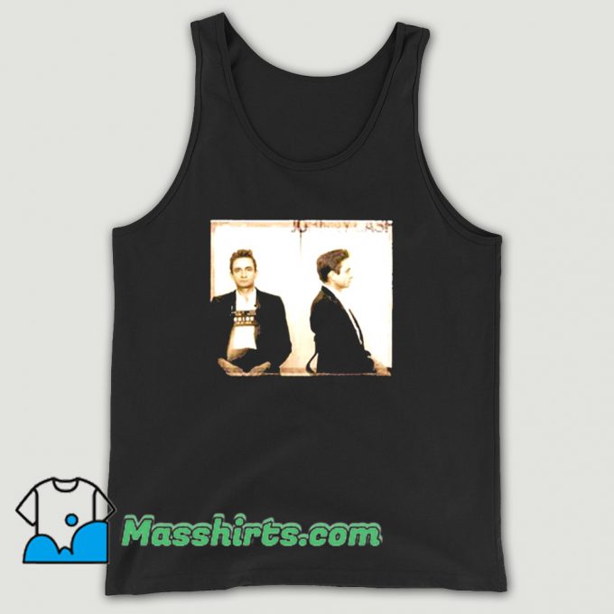 Johnny Cash Photo Funny Tank Top