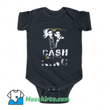 Johnny Cash X Elvis Cash Baby Onesie