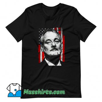 Original Bill Murray American Flag T Shirt Design