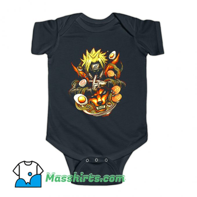 Power Of Ramen Funny Baby Onesie