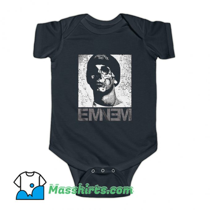 Slim Shady Skull Eminem Baby Onesie