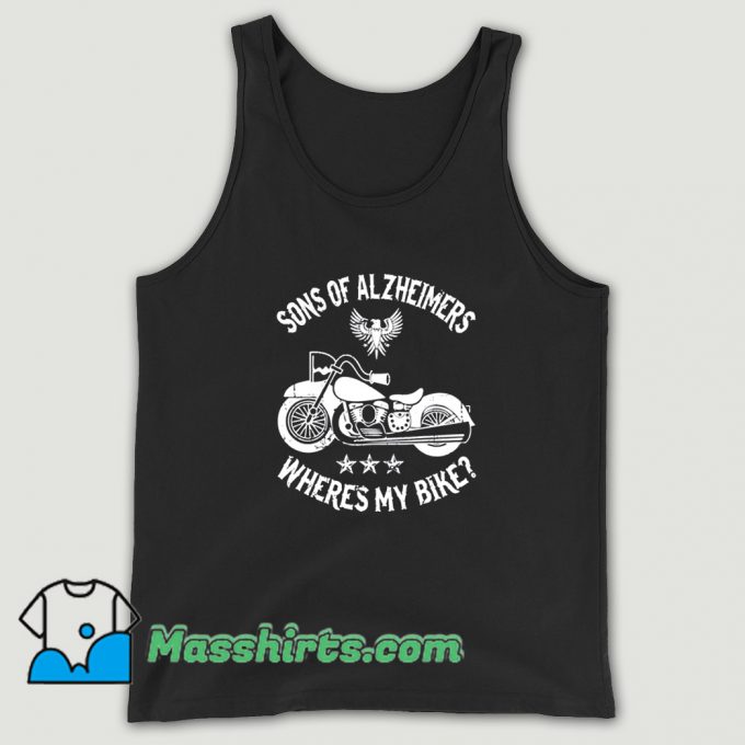 Sons Alzheimers Wheres My Bike Tank Top