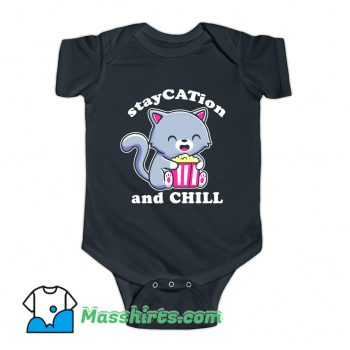 Stay Cation And Chill Baby Onesie