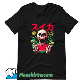 Sweet Death Skull T Shirt Design