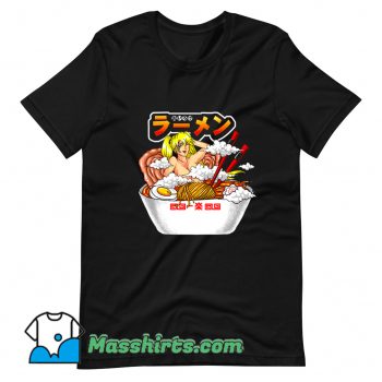 Anime Oiroke Ramen Food T Shirt Design