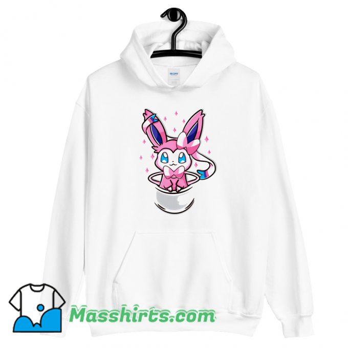 Anime Pouch Sylveon Hoodie Streetwear
