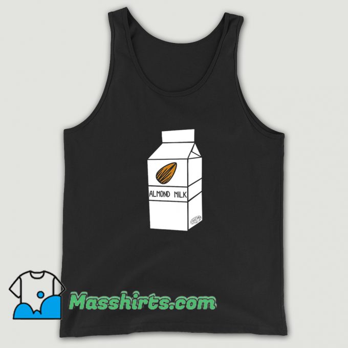 Awesome Almond Milk Cartoon Tank Top