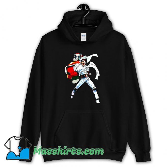 Best Cartoon Robot Punch Hoodie Streetwear