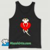 Cheap Bearded Dragon Heart Valentines Day Tank Top