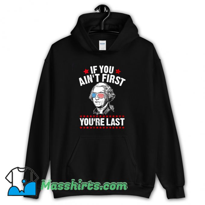 Cheap George Washington Patriotic American Hoodie Streetwear