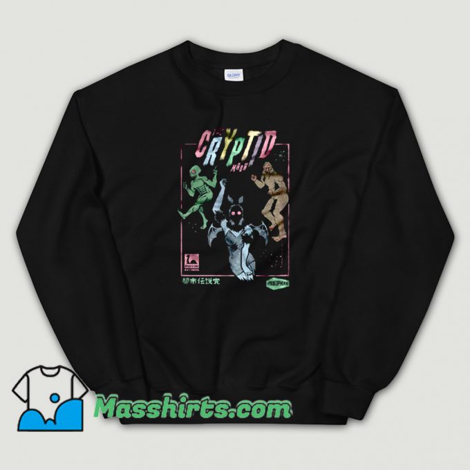 Classic The Cryptid Mash Halloween Sweatshirt