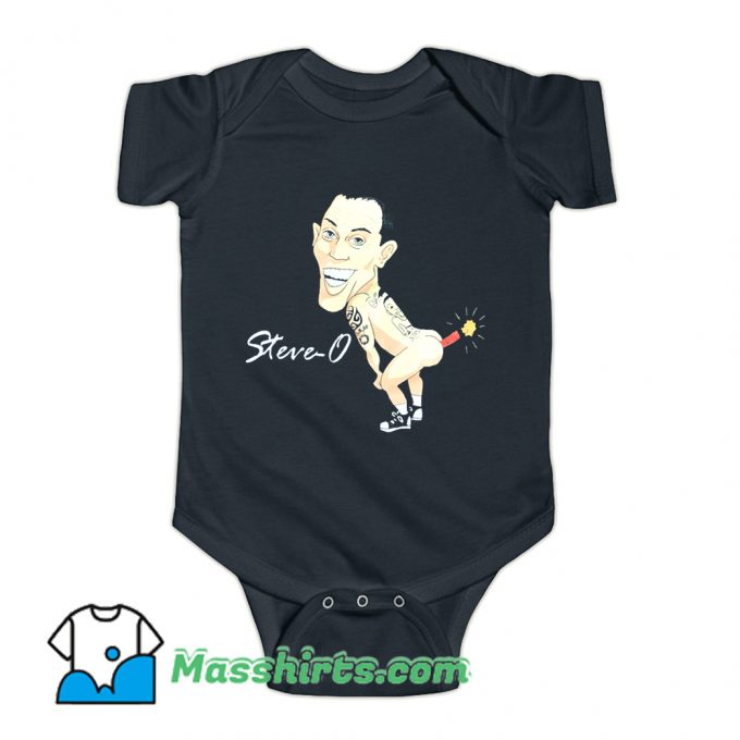 Comedy Cartoon Steve O Baby Onesie