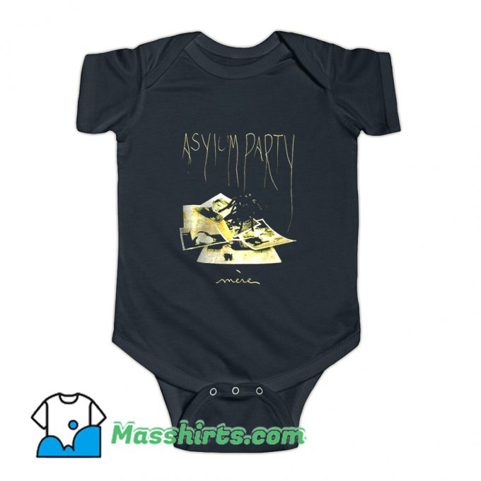 Darkwave Asylum Party Mere Post Punk Baby Onesie