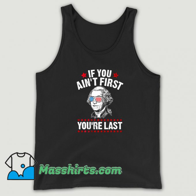 George Washington Patriotic American Funny Tank Top