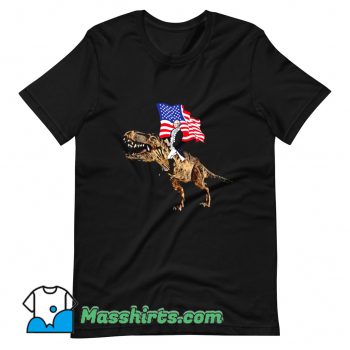 George Washington Riding T Rex T Shirt Design On Sale