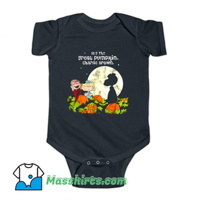 Its The Great Pumpkin Charlie Brown Baby Onesie