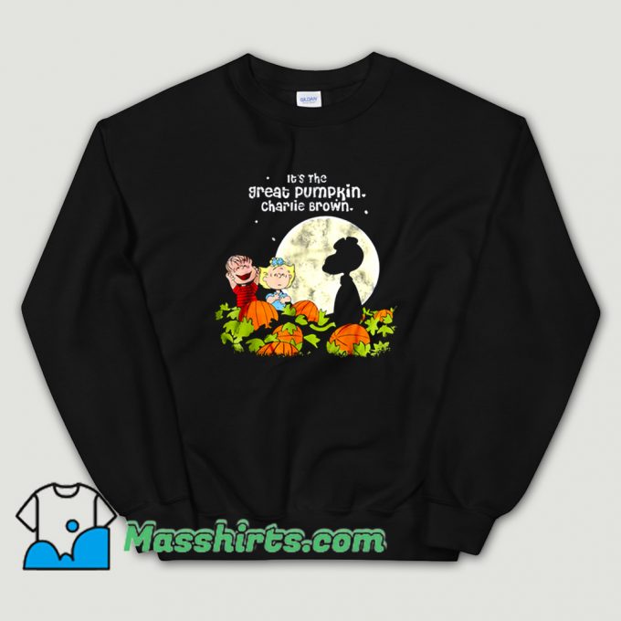 Its The Great Pumpkin Charlie Brown Halloween Day Sweatshirt