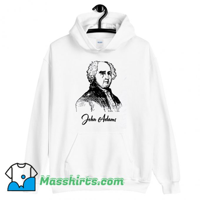 John Adams Pencil Sketch President Hoodie Streetwear