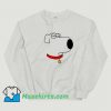 Line Draw Bored Brian Face Sweatshirt