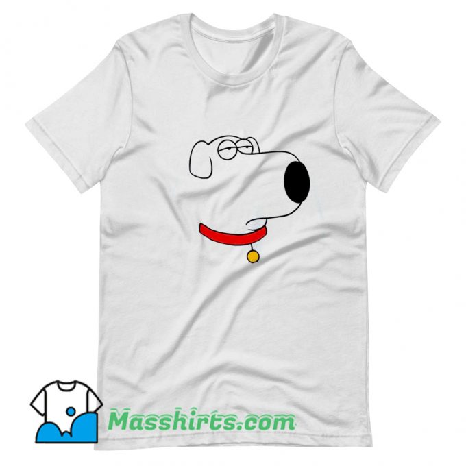 Line Draw Bored Brian Face T Shirt Design