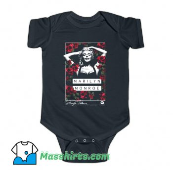 Marilyn Monroe Rose Garden Baby Onesie