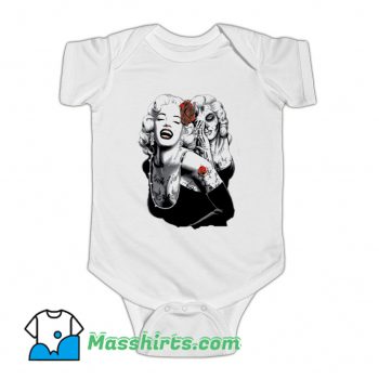 Marilyn Monroe Tattooed Baby Onesie