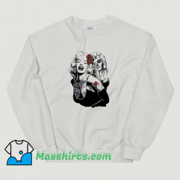 Marilyn Monroe Tattooed Funny Sweatshirt