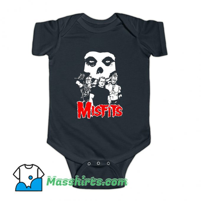 Misfits 1980 Tour Music Rock Baby Onesie