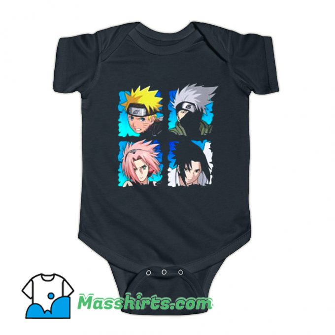 Naruto Shippuden 4 Heads Baby Onesie