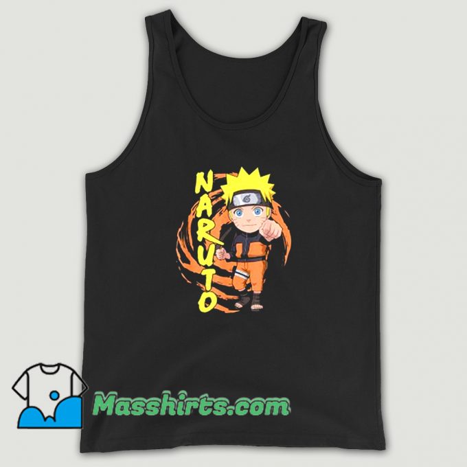 Naturo Chibi Fist So Cute Funny Tank Top