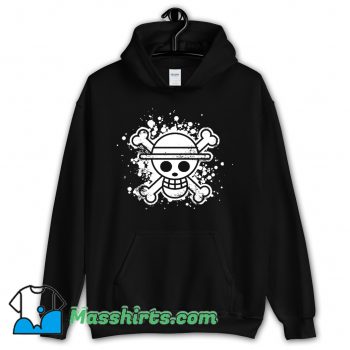 New Skull Straw Hat Hoodie Streetwear