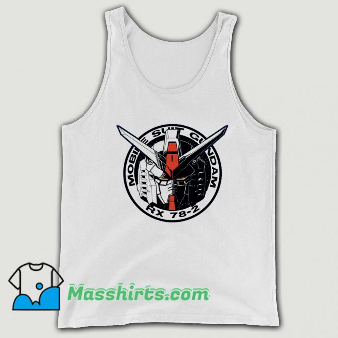 Original Gundam Emblem Tank Top