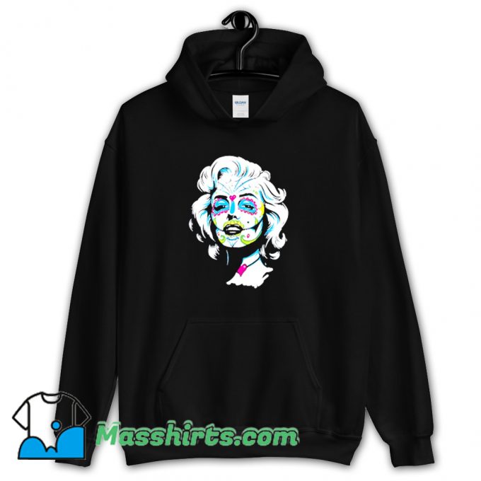 Original Monroe Sugar Skull Off Shoulder Hoodie Streetwear