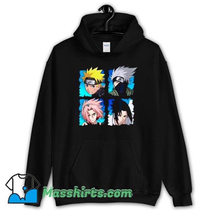 Original Naruto Shippuden 4 Heads Hoodie Streetwear