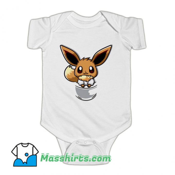 Pouch Eevee So Cute Baby Onesie