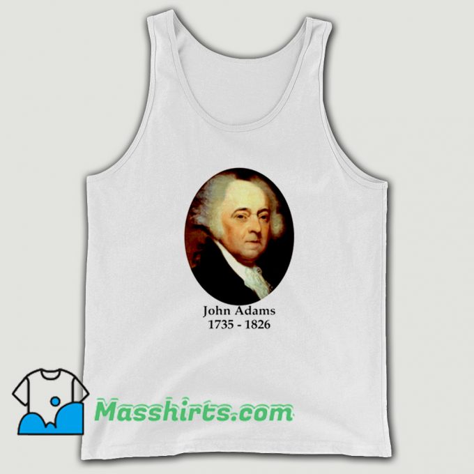 President John Adams 1735 1826 Tank Top