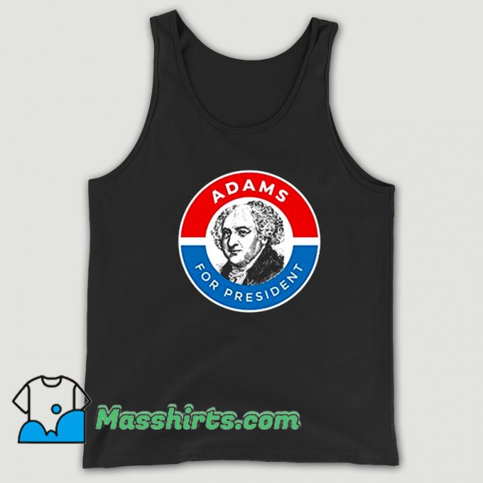 President John Adams Logo Tank Top