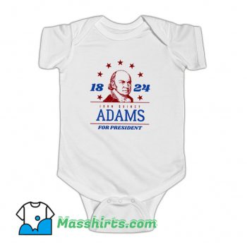 President John Quincy Adams 1824 Baby Onesie