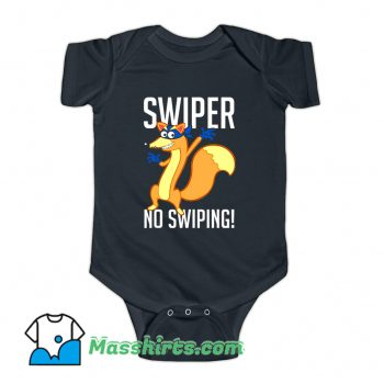 Swiper No Swiping Cartoon Baby Onesie