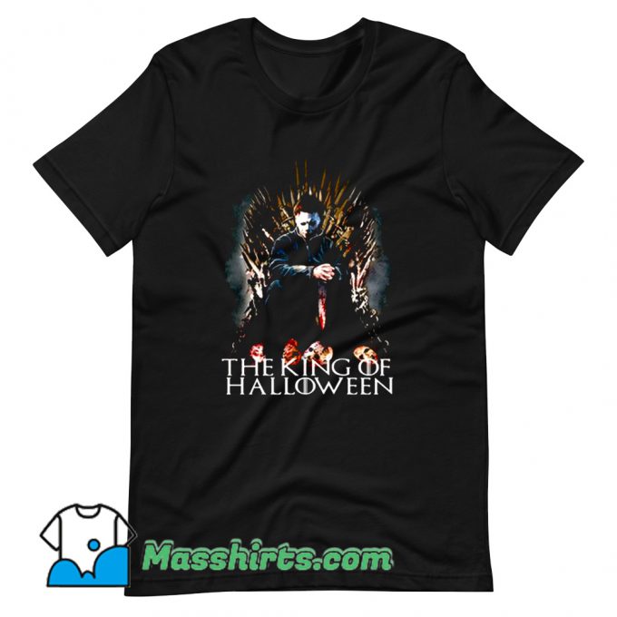 The King Of Halloween Vintage T Shirt Design