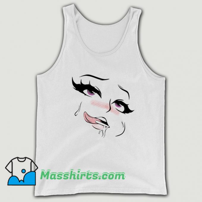 Vintage Ahegao Eyes Here Anime Tank Top