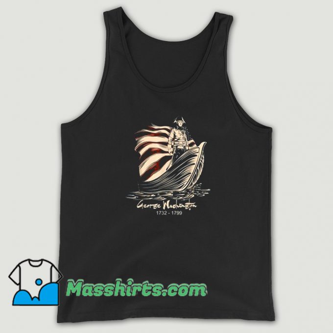 Vintage George Washington Patriotic 1799 Tank Top