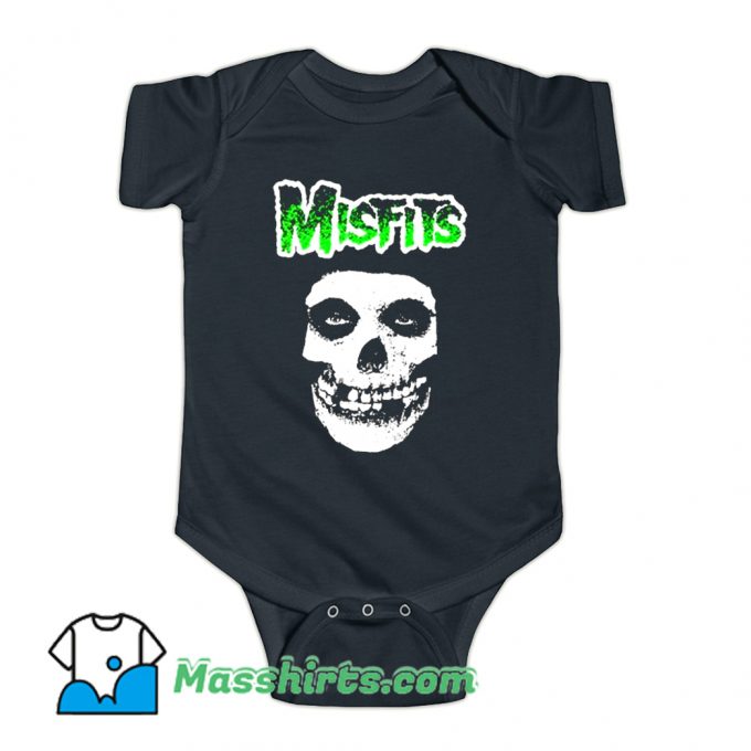 Vintage Misfits Band Logo Rock Music Baby Onesie