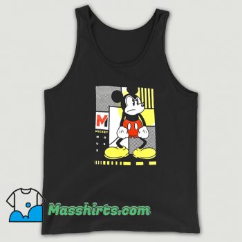 Vintage Movie Mickey Mouse Mad Angry Face Tank Top