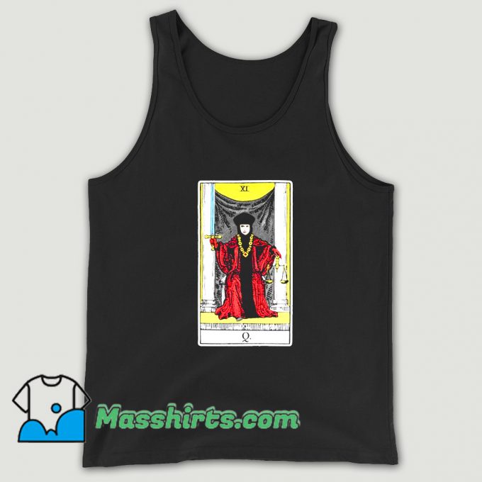 Vintage Star Trek TNG Q Tarot Card Tank Top